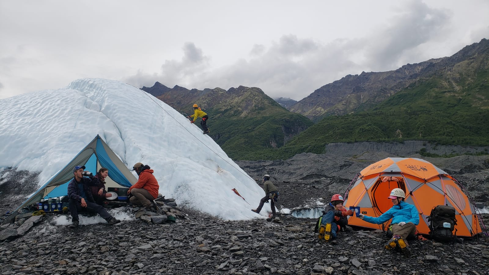 Alaska Glacier Camping Adventure
